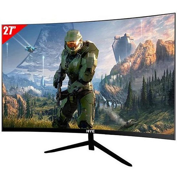 Monitor Hye HY27VIEW240 27 FHD Curvo 240Hz 5ms - Ideal para Gaming e Multimídia
