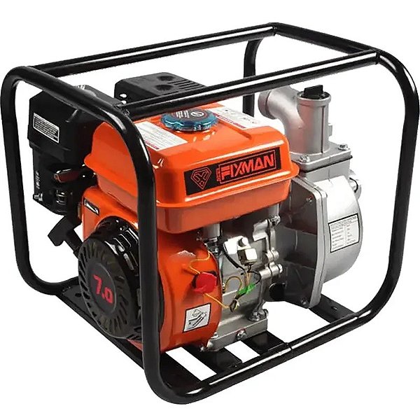Bomba de Água Gasolina Fixman Y2200, 7HP, 6940W - Potência e Eficiência para Irrigação