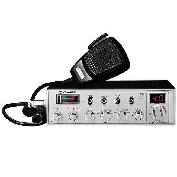 Rádio PX Voyager VR-6900 de Até 480 Canais AM/FM/SSB/CW/USB/LSB - Preto