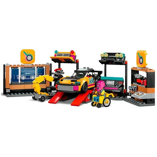 Garagem De Carros Personalizada Lego City 60389 - 507 Peças