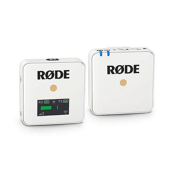 Microfone De Lapela Sem Fio Rode Wireless Go Branco