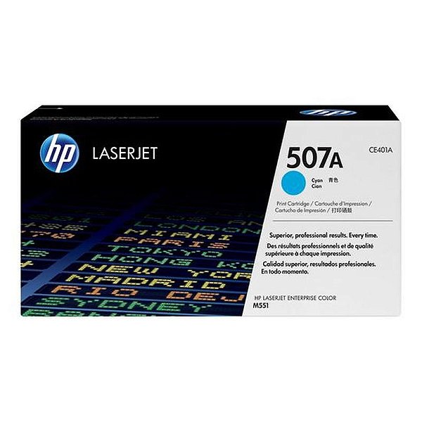 Toner Hp Ce401A 507A Cyan