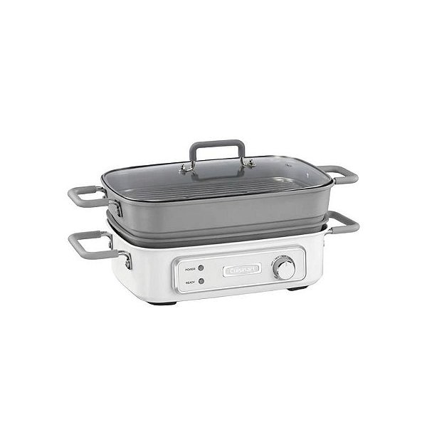 Panela De Vapor E Grill Multicooker Cuisinart Com Potência De 1.400W 220V
