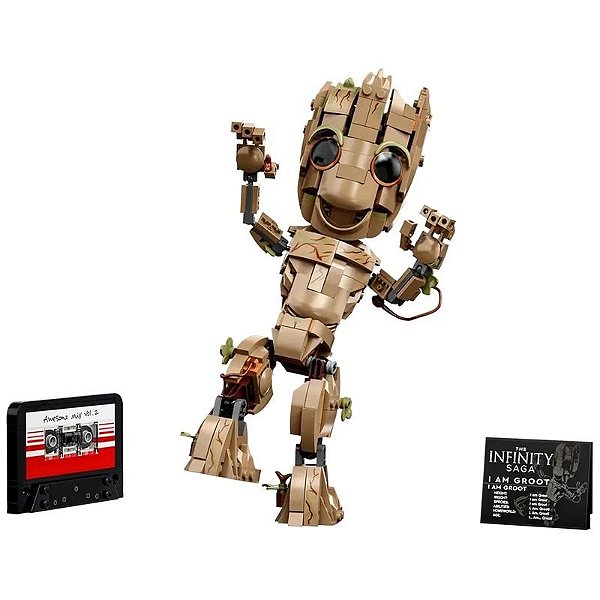 Lego The Infinity Saga 76217 - Conjunto I Am Groot com 476 Peças