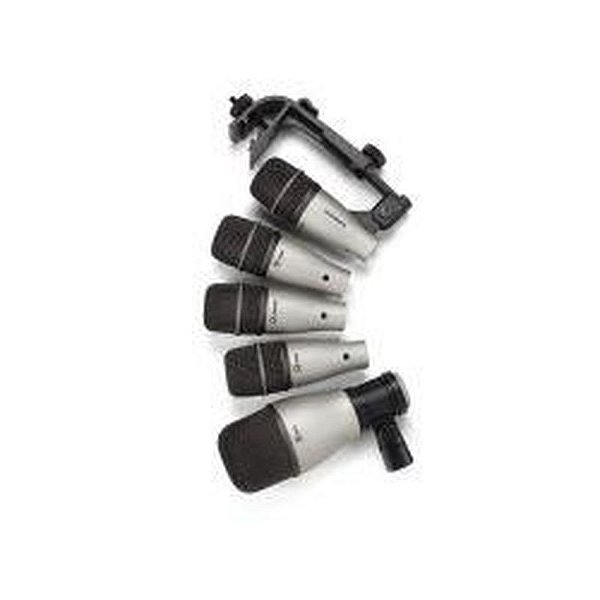 Kit de Microfone para Bateria Samson 5 Peças - Som Profissional de Alta Qualidade