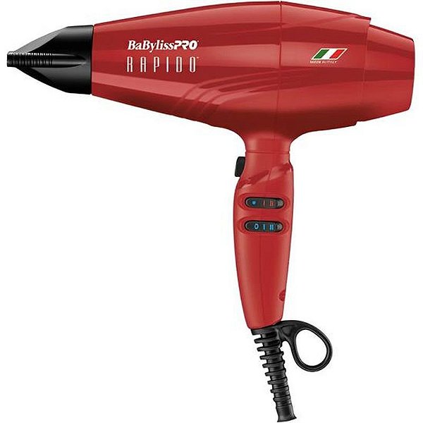 Secador De Cabelos Babyliss Pro 2000W - Vermelho Vibrante E Potente