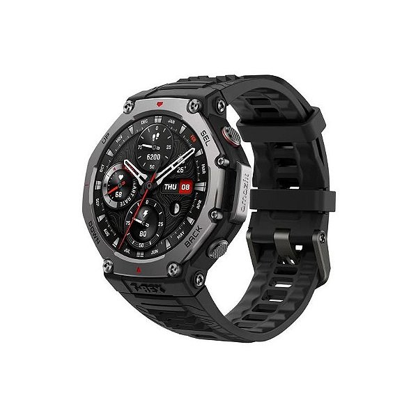 Smartwatch Amazfit T-Rex 3 A2323 - Preto, Resistente à Água e GPS Integrado