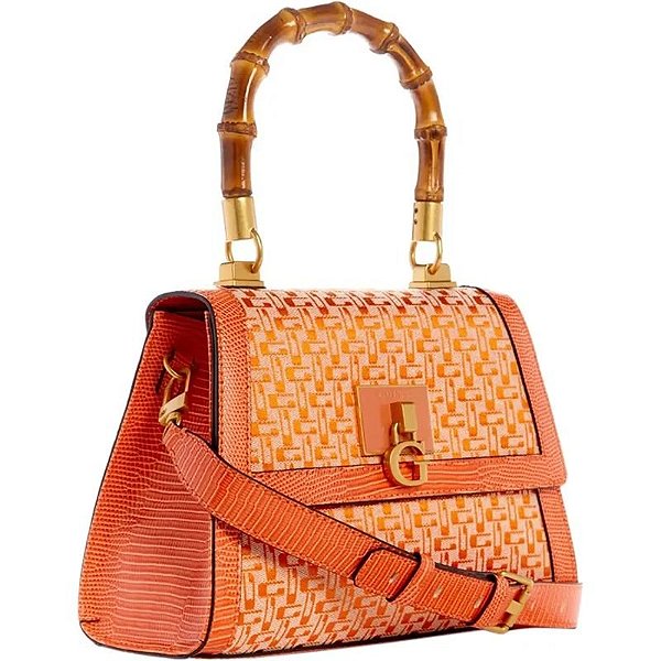 Bolsa Feminina Guess JK787521 Laranja - Estilo e Elegância