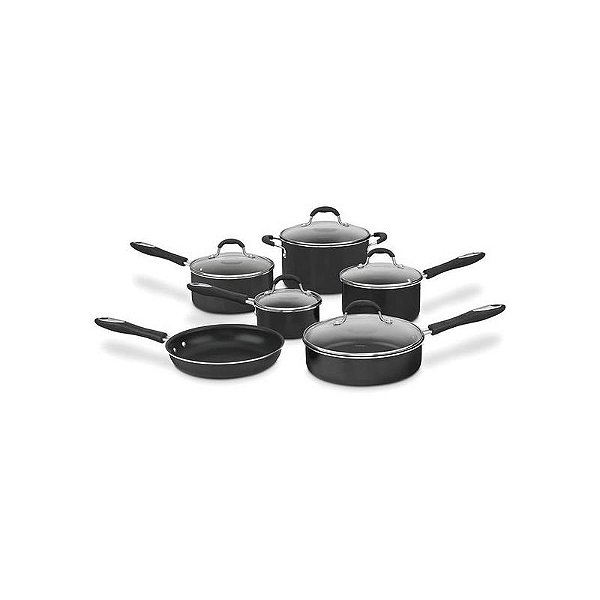 Jogo De Panelas Cuisinart 55 11Bk Preto 11 Peças