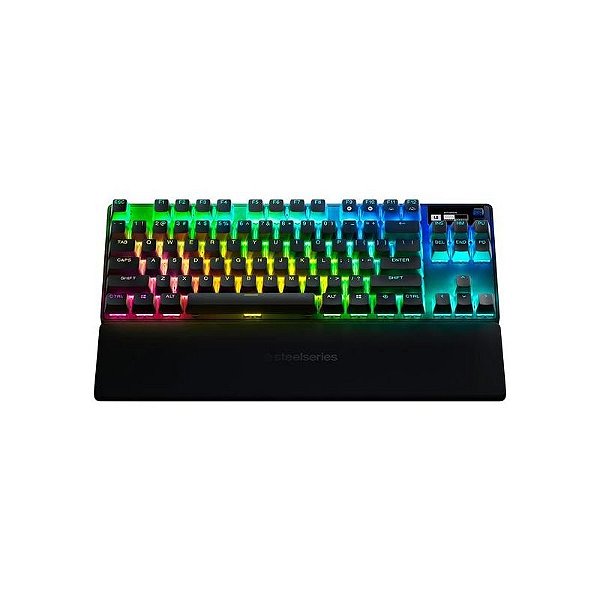 Teclado Gamer Sem Fio Steelseries Apex Pro TKL RGB - Preto (Inglês)