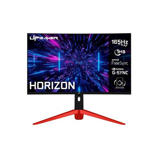 Monitor Gamer Curvo 32 Full HD RGB 165Hz 1ms - HZ32VA165BK - Preto com Freesync