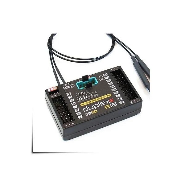 Controle Remoto Jeti Duplex R18 Ex 2.4GHz - Modelo Jetir18Us