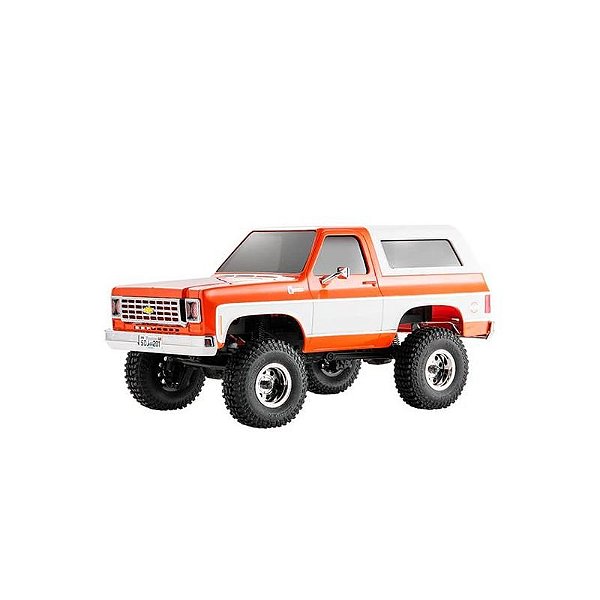 Carrinho FMS 1/24 Chevrolet K5 Blazer RTR Laranja - FMS12403RTROR