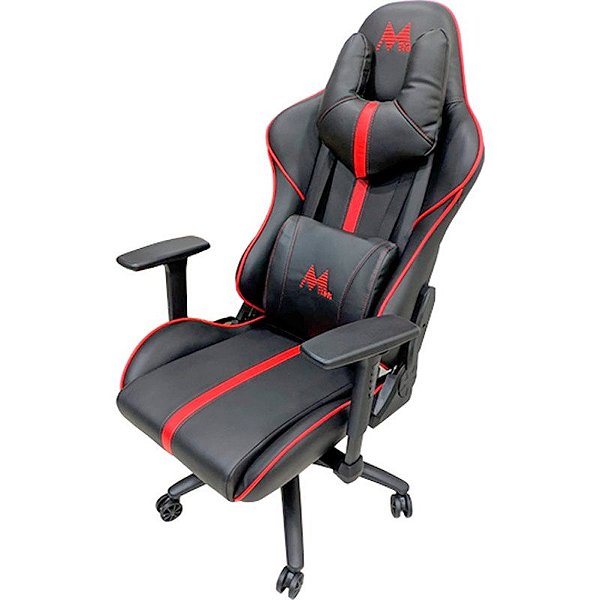 Cadeira Gamer Reclinável Mtek Mk02 - Preto E Vermelho