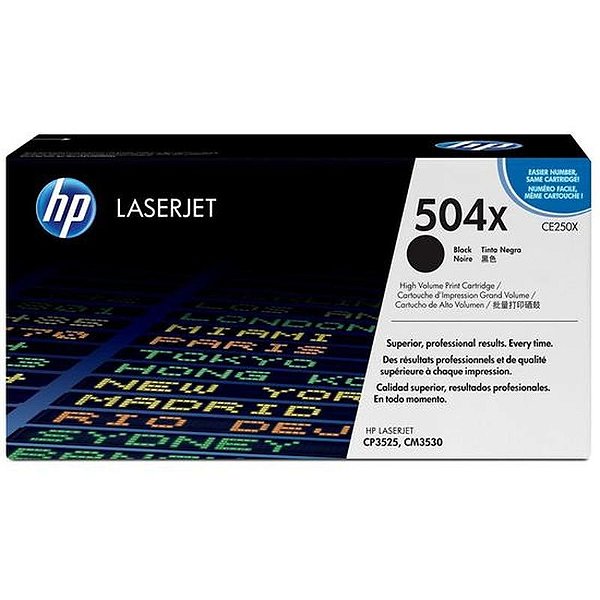 Cartucho De Toner Hp 504X Preto Original - Alta Capacidade