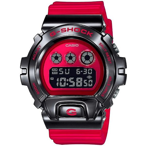 Relógio Digital Casio G-Shock Masculino GM-6900B-4DR Resistente e Estiloso