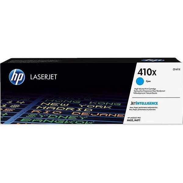 Toner HP 410X Ciano - Compatível CF411X para Impressoras HP