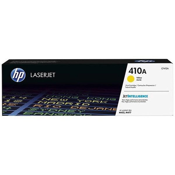Toner HP 410A Amarelo - Compatível CF412X para Impressoras HP