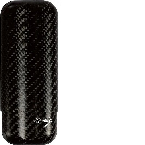 Estojo De Charutos Davidoff Xl Carbon Para 2 Charutos - Modelo 106914