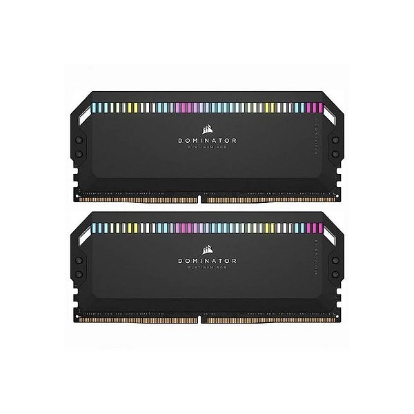 Memória RAM DDR5 32GB 6400MHz Corsair Dominator Platinum RGB - CMT32GX5M2B6400