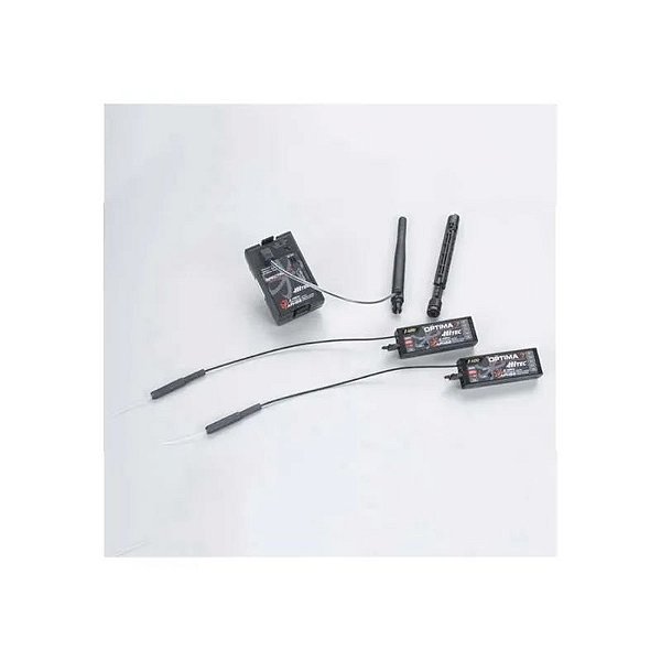 Módulo De Controle Remoto 2.4Ghz Com 2 Receptores 7 Canais