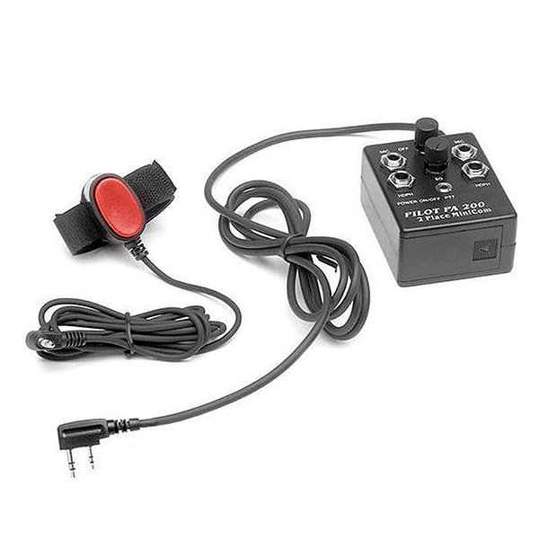 Intercomunicador 2 Lugares Pilot USA Icom IC-A25 PA-200T/A25