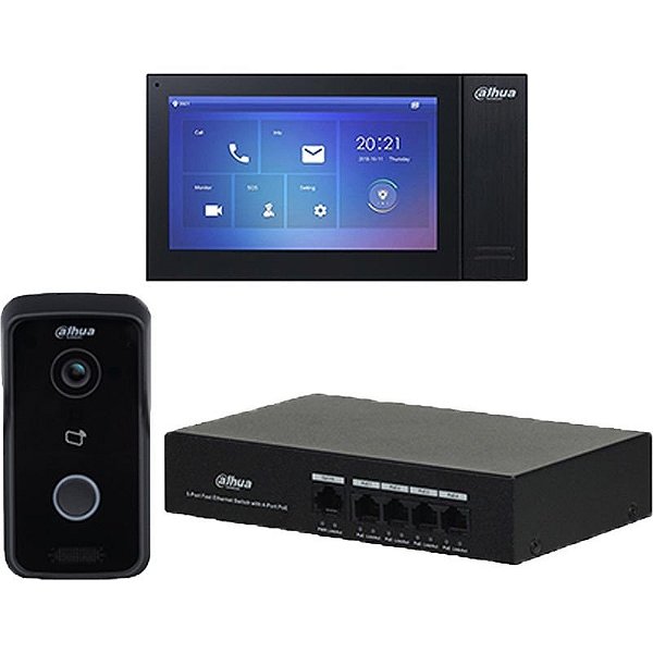 Kit De Interfone Eletrônico Dahua Dhi-Ktp02