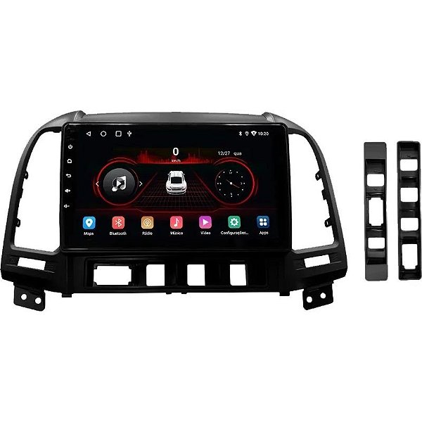 Central Multimídia Hetzer H-PRO para Hyundai Santa Fe 2010/12