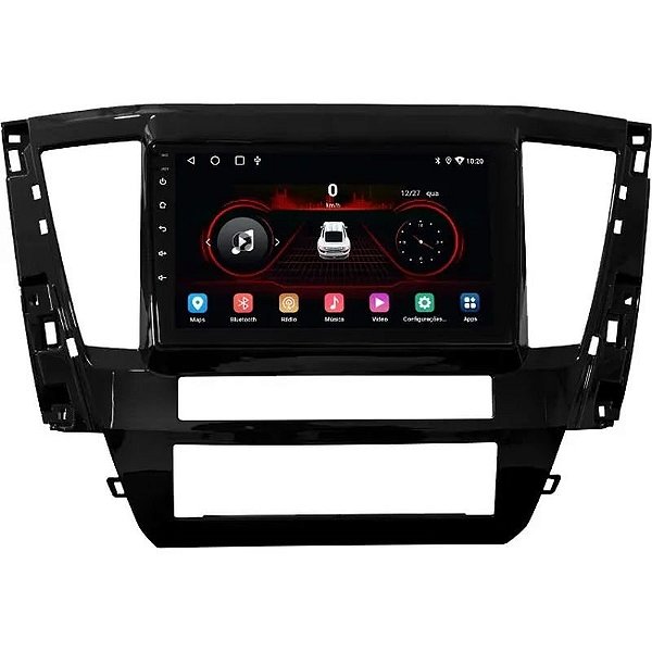 Central Multimídia Hetzer H-PRO Android p/ Mitsubishi Pajero Sport 2020/23