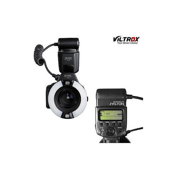 Lente Macro Nikon Anel Lite Viltrox JY-670N para Fotografia