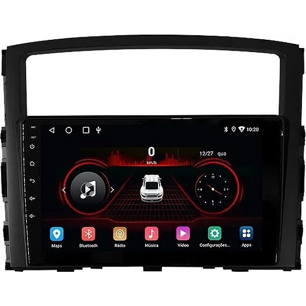 Central Multimídia Android 13 para Mitsubishi Pajero 2007-2020 - Tela de 9" (S/Canbus)