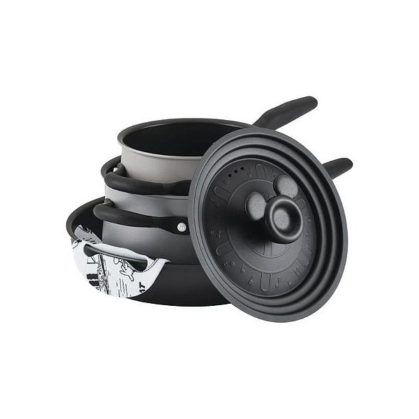 Conjunto de Panelas Antiaderentes Farberware Disney 4 Peças - Coleção 22307