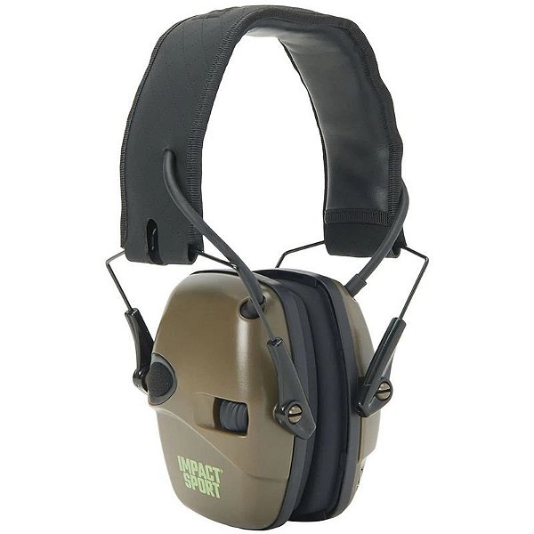 Protetor Eletrônico Howard Leight Impact Sport Bluetooth - Cor Verde Od
