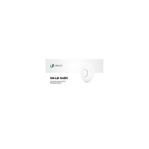 Ponto Acesso Unifi U6-LR 4X4 Wifi 6 2.4/5.0GH