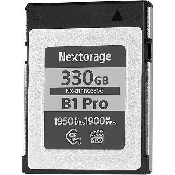 Cartão De Memória Cf Express Tipo B Nextorage 330Gb - 1950 Mb/S De Leitura E 1900 Mb/S De Grav.