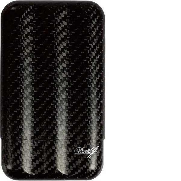 Estojo De Luxo Para Charutos Davidoff Xl Carbon - 3 Charutos