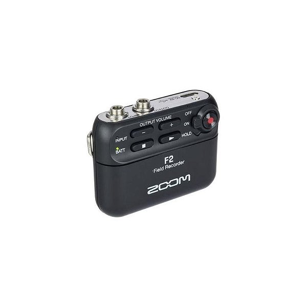 Gravador de Campo Zoom F2 - Registro de Áudio Profissional e Portátil
