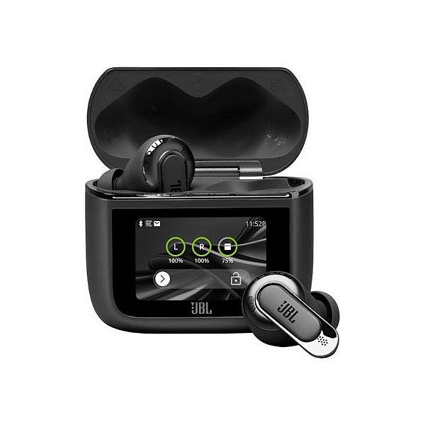 Fones de Ouvido JBL Tour Pro 3 Bluetooth Sem Fio - Cor Preta