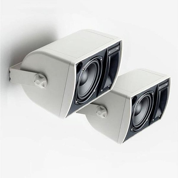 Caixa De Som Klipsch Kh0-7 Corneta Tractrix 150W Branco (Par)