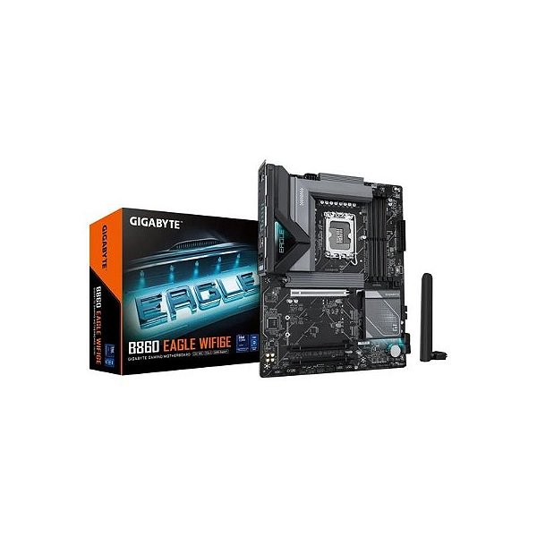 Placa Mãe Gigabyte B860 Eagle Wi-Fi 6E LGA 1851 DDR5 - Desempenho Superior para Jogos
