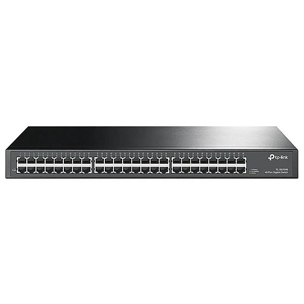 Switch TP-LINK TL-SG1048 - Switch 48 Portas Gigabit Bivolt - Preto