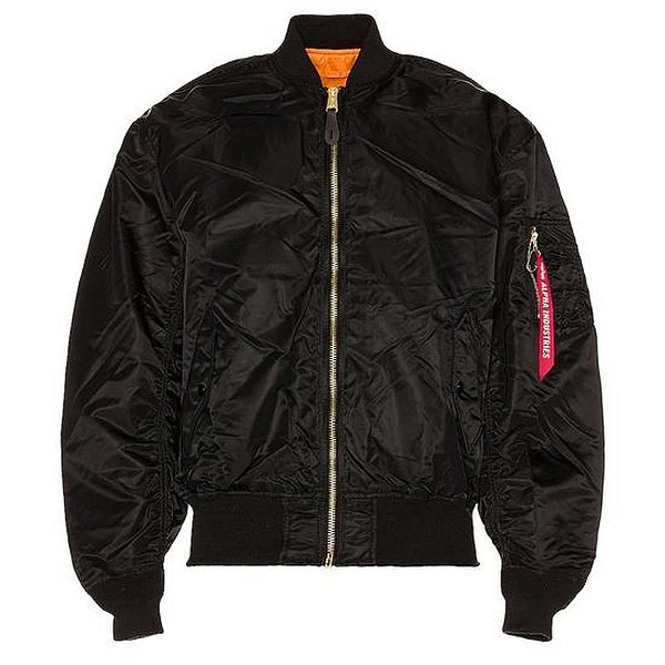 Ma 1 Alpha Industries Preta Pequeno Mjl21000C1