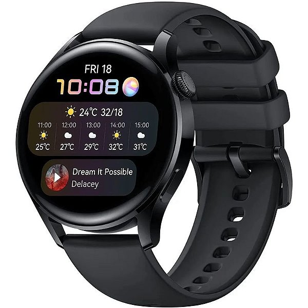 Relógio Inteligente Huawei Watch 3 GLL-AL03 - Cor Preto