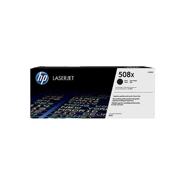 Cartucho De Toner Original Hp 508X - Cor: Preto
