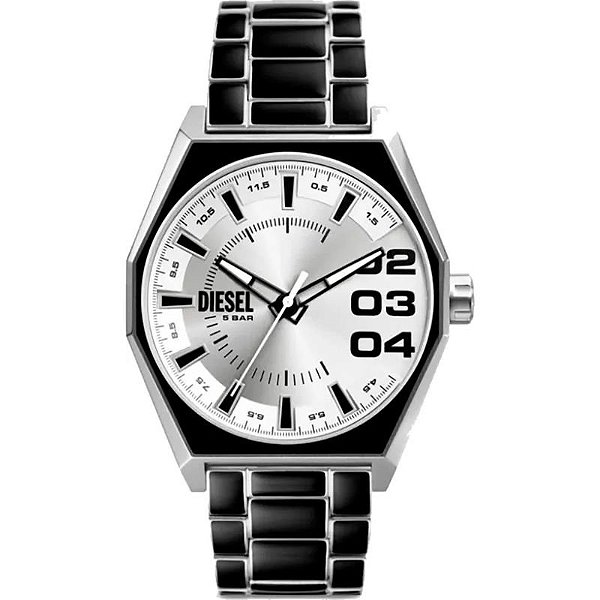 Pulseira de Aço Inoxidável Diesel DZ2195 - Estilo Masculino