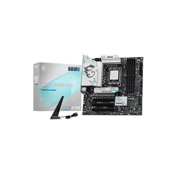 Placa Mãe MSI B860M Gaming Plus Wifi - DDR5 e M.2 - Alta Performance