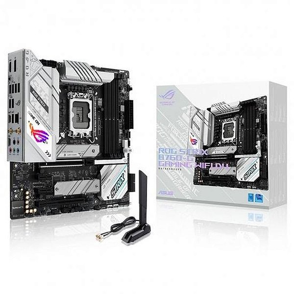 Placa Mãe ASUS B760-G Gaming ROG Strix Wi-Fi D4 para Processador 1700
