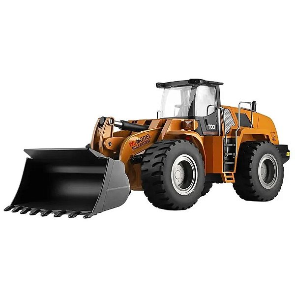 Escavadeira Bulldozer WLtoys 1/14 com Pá de Metal - Controle 2.4GHz