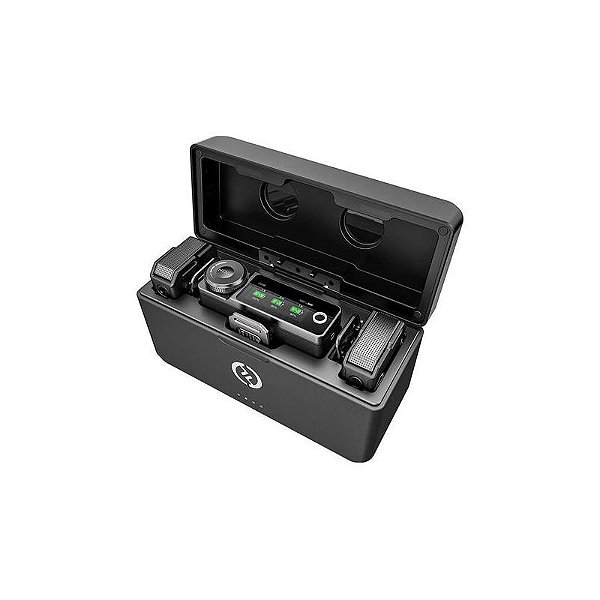 Microfone Sem Fio Hollyland Lark Max Duo com 2 Lavalier - Preto