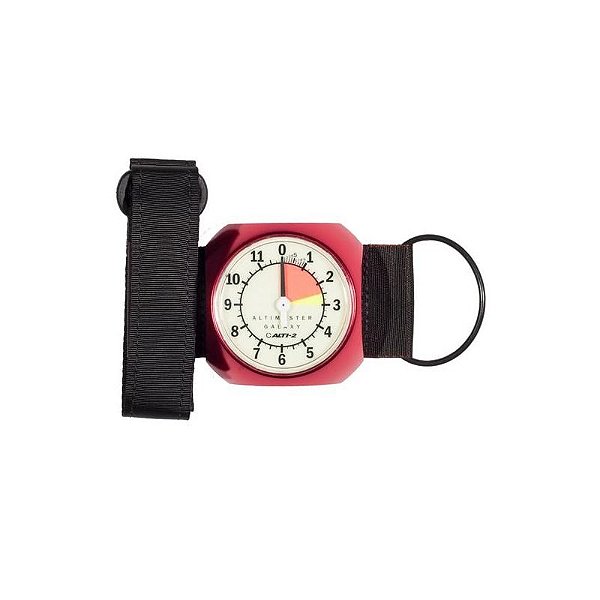 Altímetro ALTI-2 Galaxy Glow Vermelho FP-02055 para Aventura e Navegação